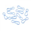 Set 10 mini carabine din plastic 12 x 32 mm Albastru deschis, Crisalida