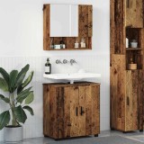 vidaXL Set de mobilier pentru baie 2 pcs Lemn vechi 61 x 35 x 64 cm 3392941