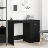 Birou vidaXL Negru Stejar 100x50x76 cm Lemn prelucrat