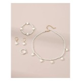 Cumpara ieftin Colier Elegant cu Perle - 406405