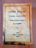 N. A. Caranfil, C&acirc;ntece populare de pe Valea Prutului (Cantece populare de pre Valea Prutului)