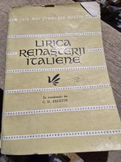 LIRICA RENASTERII ITALIENE - FRANCESCO PETRARCA