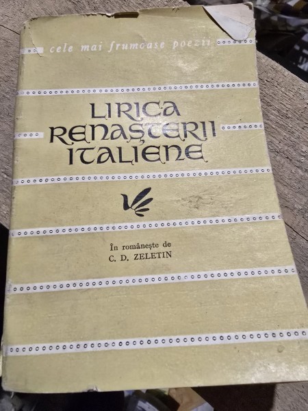 LIRICA RENASTERII ITALIENE - FRANCESCO PETRARCA