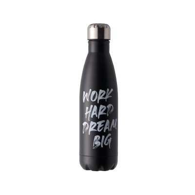 Termos izoterm cu mesaj Motivational, Negru, 500 ml, ATU-082796 foto