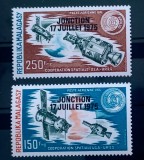 Madagascar 1975 cosmos nave spațiale spatiu , serie 2v nestampilat