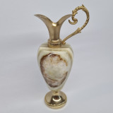 Amfora, decorativa onix, veche - 19 cm h
