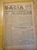 Ziar Dacia, 22 Iulie 1943, Al Doilea Razboi Mondial, Regele Mihai, Arad, Orastie, Resita. Stare Buna, 8 Pagini
