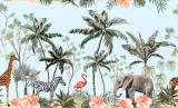 Fototapet Watercolor Jungle