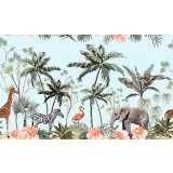 Fototapet Watercolor Jungle