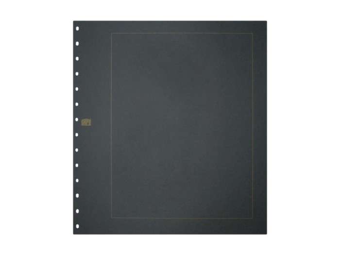 Set 10 foi de carton Negru cu chenar auriu - Favorit 793