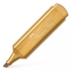 Textmarker Faber ? Castell 1546, Auriu Metalizat, Rechizite Scolare, Textmarker Pigmentat, Accesorii pentru Birou, Marker Metalizat Auriu, Textmarker foto