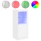 Servanta cu lumini LED, alb, 41x37x100 cm
