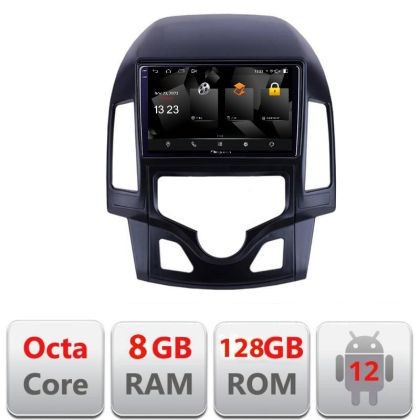 Navigatie HHyundai I30 2009-2012 clima automata 5960Pro-I30AUTOMATIC Android Octa Core Qualcomm 2K Qled 8+128 DTS DSP 360 4G Optical CarStore Technolo