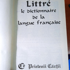 Emile Littre, Le dictionaire de la langue francaise