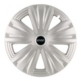 Set 4 Capace Roti, potrivite jantelor de R16, pentru Smart, model glory Gri, Autohelix MSA