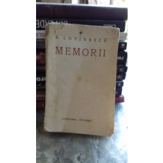 MEMORII - E. LOVINESCU 1900- 1916