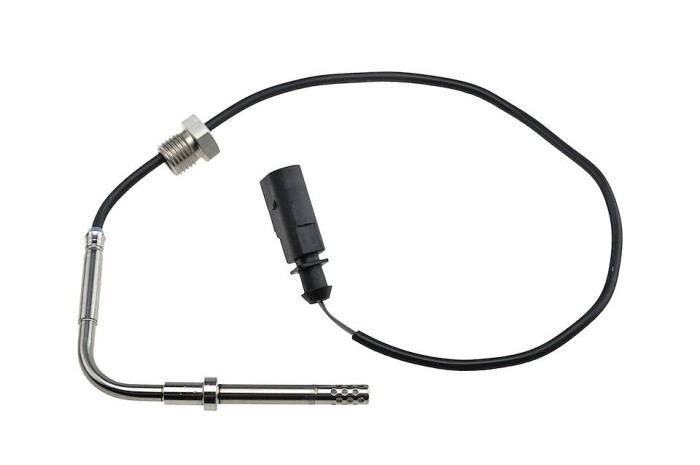 Senzor temperatura filtru particule Vw Touareg 3.0 V6 2010-, Porsche Cayenne 3.0 Diesel 2010-, In Fata La Catalizator, (Lungimea Cablului 325mm), NTY