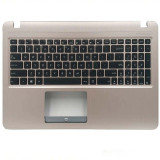 Carcasa superioara cu tastatura palmrest Laptop, Asus, A540, A540L, A540S, A540LA, A540LJ, A540SA, A540SC, 90NB0B01-R30680, gold