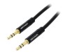 Cablu Audio Jack 3,5mm 3pin 0,5m Negru, Vention