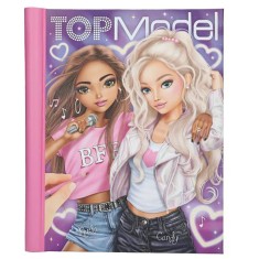 Carte de colorat cu lumini LED si sunete, Depesche, TopModel, My Bff