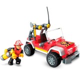 Cumpara ieftin Set de constructie Mega Construx, Masina de pompieri, 114 piese