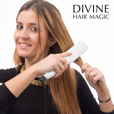 Perie Electrica pentru Indreptarea Parului Divine Hair Magic foto