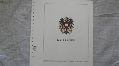 AUSTRIA 1968-1978 PAGINI PRETIPARITE LINDNER + TIMBRE NESTAMPILATE foto