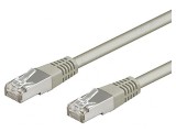 Cablu Patch SF/UTP Cat5e PVC Gri 1,5m, Goobay
