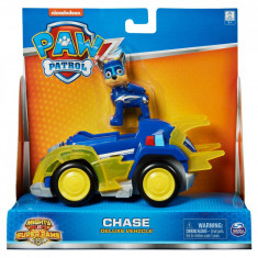 Masinuta cu figurina Paw Patrol, Deluxe, Chase, 20127440