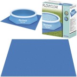 Covoras Piscina Universal Bestway 274x274cm Albastru Izolare Termica PVC Protectie Baza