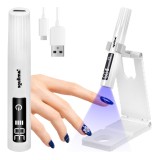 Lampa UV LED portabila pentru unghii Soulima cu suport si USB-C