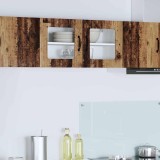 VidaXL Dulap suspendat de bucătărie cu raft Lemn Vechi 80 x 31 x 40 cm 884953