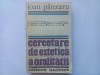 IOAN PANZARU- CERCETARE DE ESTETICA A ORALITATII. ESEU DESPRE CANTECELE DE GESTA