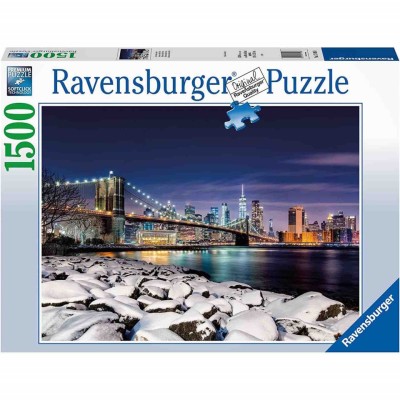 Puzzle Iarna In New York, 1500 Piese foto