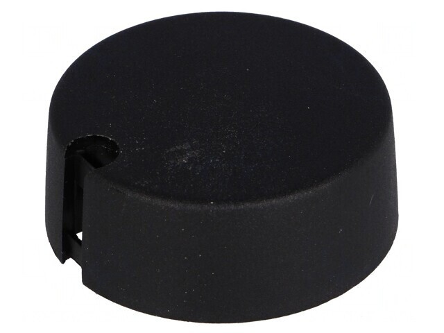 Buton rotativ negru cu indicator 4mm &Oslash;40x16mm