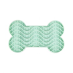 HRANITOR INTERACTIV FLAMINGO LICK PAD YUMMEE MINT GREEN S 15x8,6x1,9 CM foto