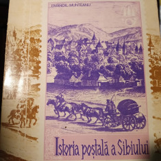 ISTORIA POȘTALĂ A SIBIULUI - EMANOIL MUNTEANU, SIBIU 1980 126 pag