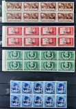 ROMANIA 1952 Centenarul nasterii I.L. Caragiale - bloc de 8 si 10 MNH** - LP 293, Oameni, Nestampilat