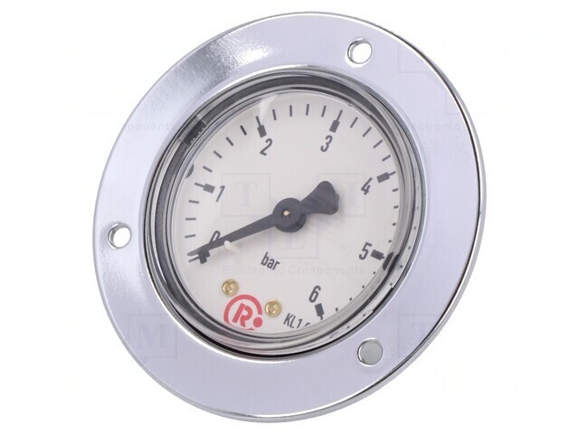 Manometru 0-6 bar 50mm pentru lichide și gaze inerte