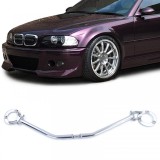 Bara de sustinere frontala din aluminiu, 3 piese, lustruita, potrivita pentru BMW Seria 3 E46 316 318 din 98 Performance AutoTuning