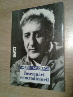 Valeriu Moisescu -Insemnari contradictorii -File dintr-un jurnal teatral 1981-99 foto