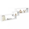 Gossi dulap de perete, alb, 158x18x53 cm, lemn prelucrat