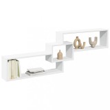 Gossi dulap de perete, alb, 158x18x53 cm, lemn prelucrat