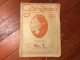 Revista Gandirea anul I nr 7 / 1 august 1921 !