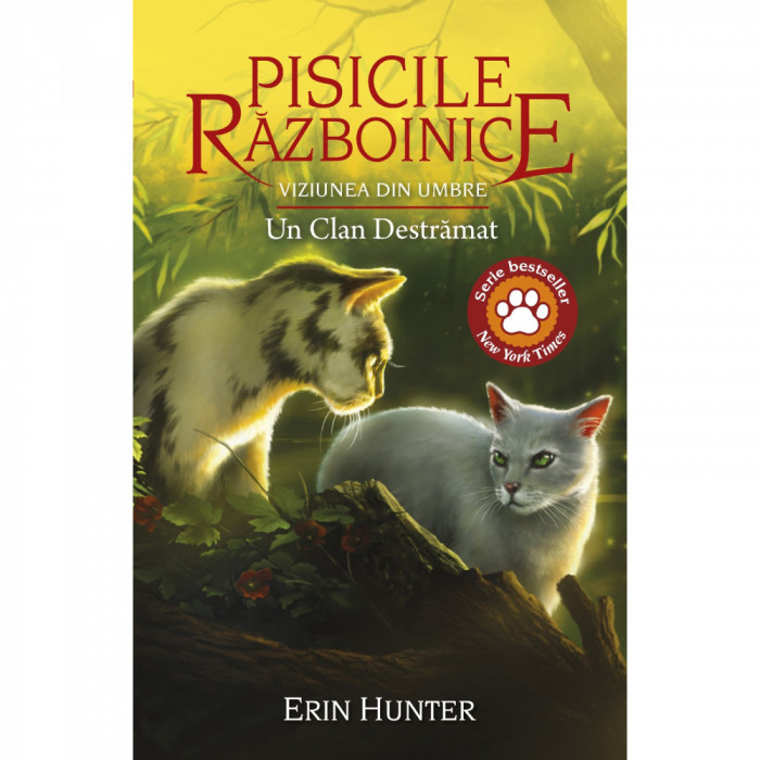 Pisicile razboinice vol.33-Viziunea din umbre.Un clan destramat, Erin Hunter