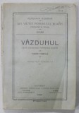 Vazduhul Dupa Credintele Poporului Roman - Tudor Pamfile, 1916, Carte Veche