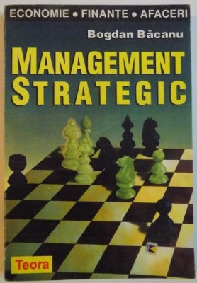 MANAGEMENT STRATEGIC de BOGDAN BACANU, 1997 foto