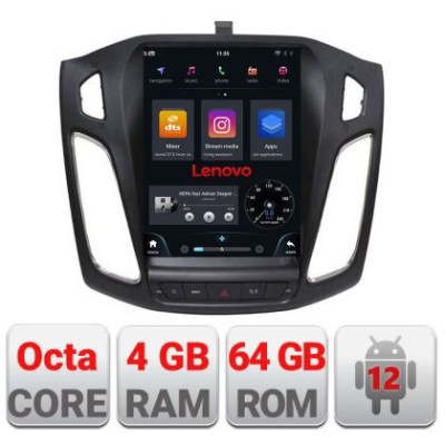 Navigatie Ford Focus 3 tip tesla radio gps internet Qualcomm 8X 8+128 360 4G carplay android auto kit-tesla-150+ULTRA-9.7-8+128 CarStore Technology foto