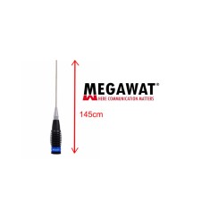 Antena Statie CB Megawat ML145 Black 145cm