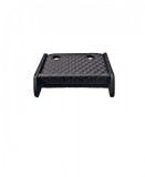 Masa de bord cu 2 suporti pentru pahare ,piele ecologica culoare Negru cusatura Rosie compatibila Mercedes Sprinter 2001-2006